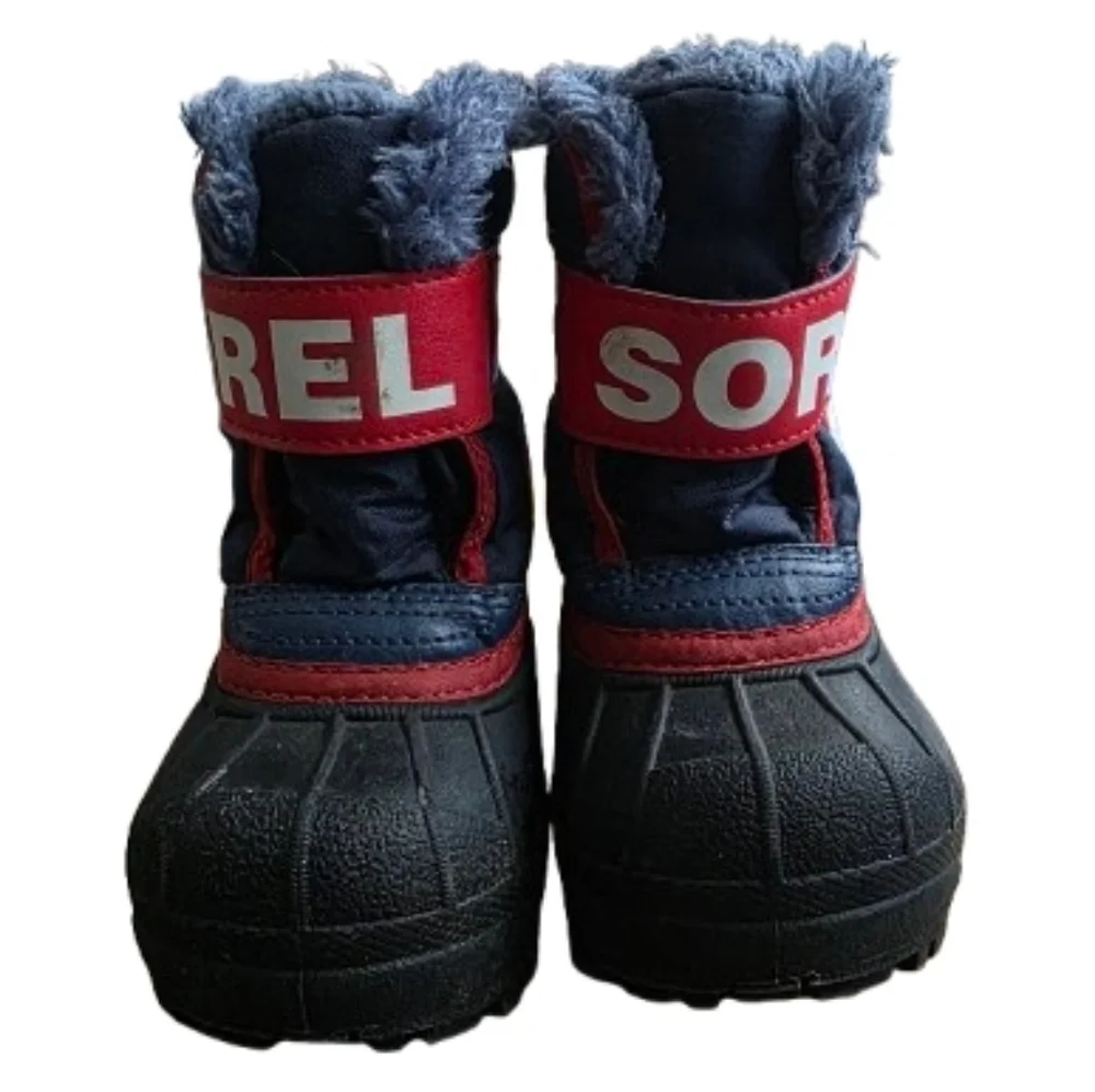 Kids Sorel Snow Commander Toddler - Red, Blue - Boys / Unisex / Gender Neutral